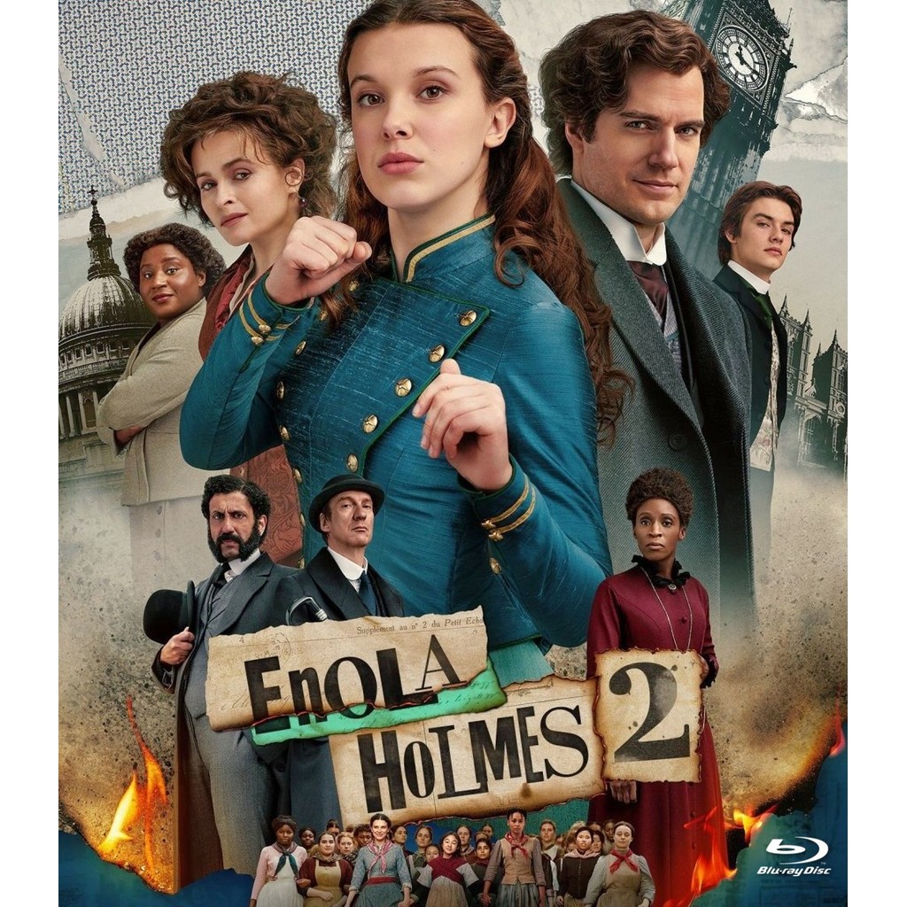 Enola Holmes 2 (2022) บลูเรย์ Blu-ray ⭐7.3/10 Millie Bobby Brown