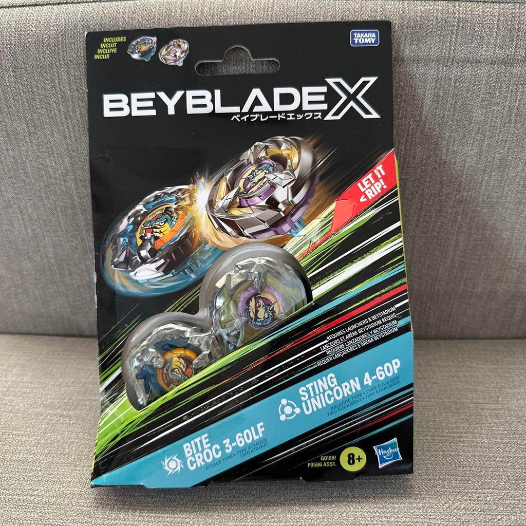 【Direct from Japan】Beyblade X BITE CROC & STING UNICORN セット【Japan Exclusive】