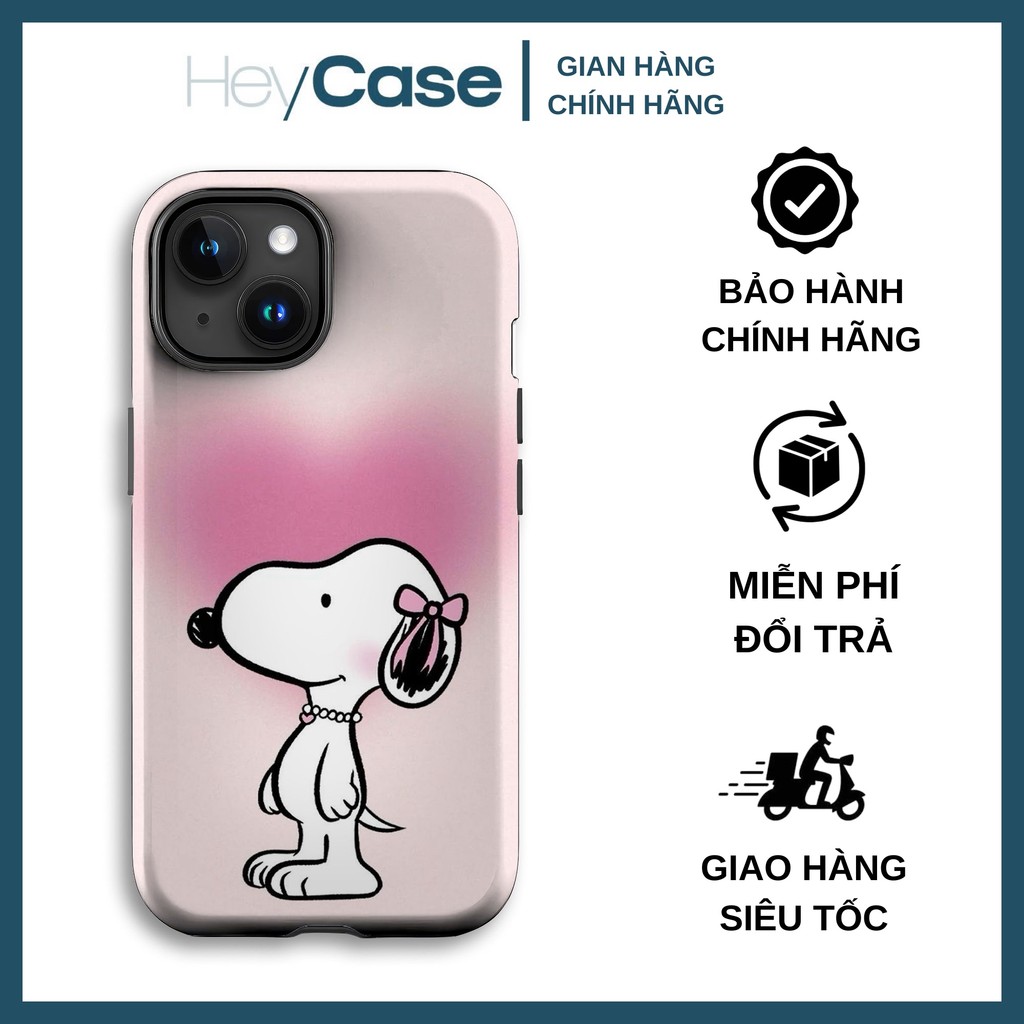 เคสไอโฟน Snoopy และ Woodstock กันกระแทกน่ารัก