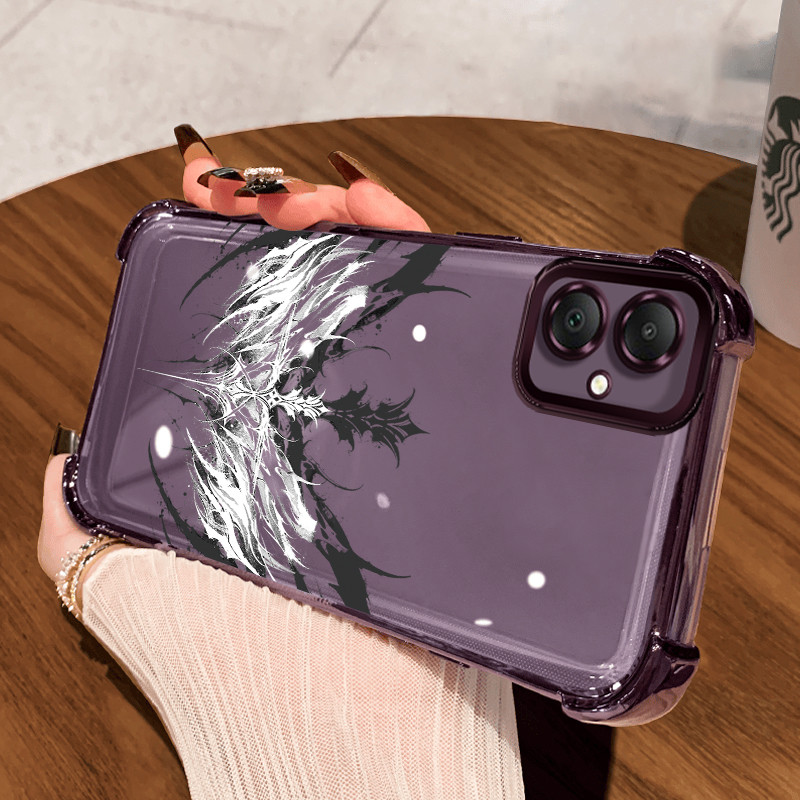 เคส Hp สําหรับ Samsung Galaxy A05 M05 F05 A05s A06 4G Case Casing Cross fur pattern Silicone Anti-Fa