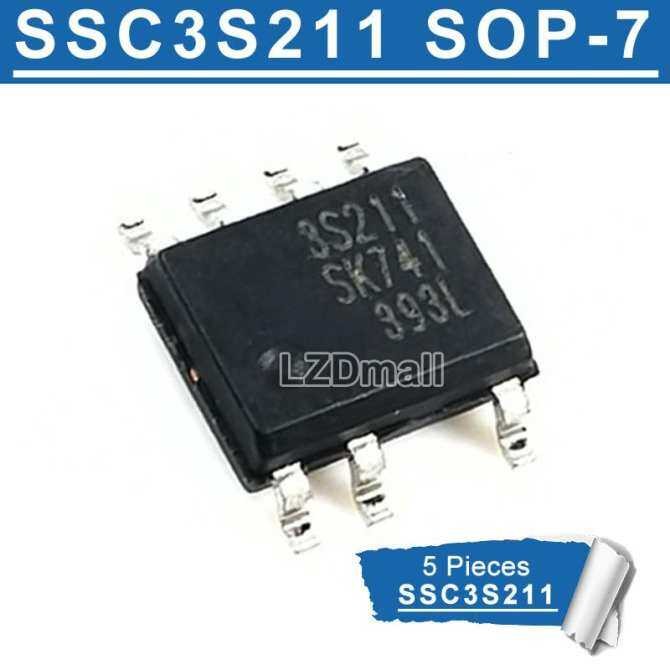 5pcs 3S211 SOP-7 SSC3S211 SSC3S211-TL SOP7 SMD LCD Power Management ชิปใหม่เดิม