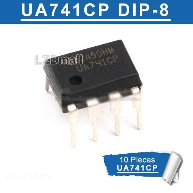 10pcs UA741CP IC OPAMP GP 1MHZ SGL LP DIP-8 UA741 DIP8, Linear - เครื่องขยายเสียง - เครื่องมือ, OP แ