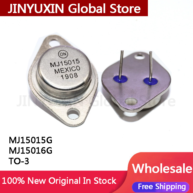 2 ชิ้น MJ15015G MJ15015 MJ15016G MJ15016 TO-3 TO-3 ในสต็อกขายส่ง