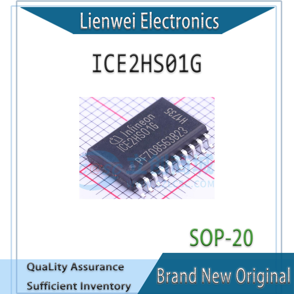ของแท้ 100% ICE2HS01G ICE2HS01GXUMA1 ชิปเซ็ต IC SOP-20