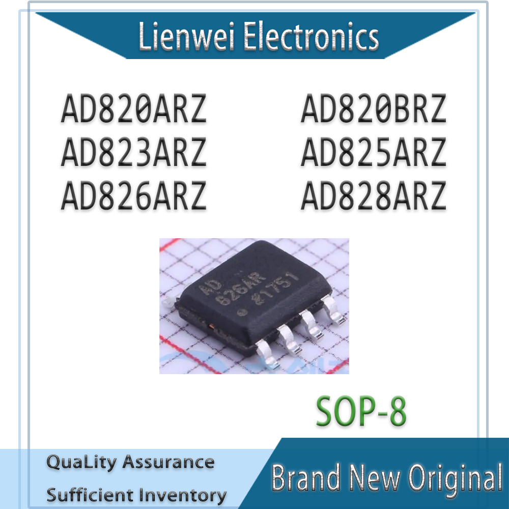 100% ใหม่ AD820AR AD820BR AD823AR AD825AR AD826AR AD828AR AD820ARZ AD820BRZ AD823ARZ AD825ARZ AD826A