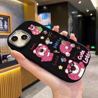 เคสสำหรับ Samsung Galaxy A02 M02 เคสโทรศัพท์สัตว์น่ารักกันกระแทกกลมและอ้วน