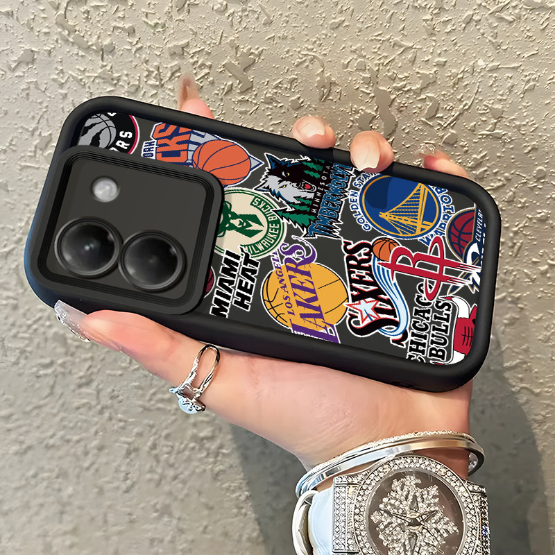 HP เคสโทรศัพท์สําหรับ Xiaomi POCO M7 Pro 5G กรณีเคสโทรศัพท์บาสเกตบอลรูปแบบ Softcase ซิลิโคนนุ่มใหม่ก