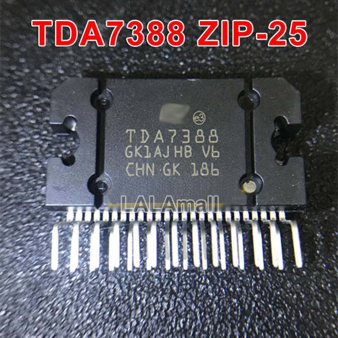 2pcs TDA7388 ZIP-25 7388 ZIP25 25 ฟุต 42W Quad Bridge รถวิทยุเครื่องขยายเสียงใหม่เดิม