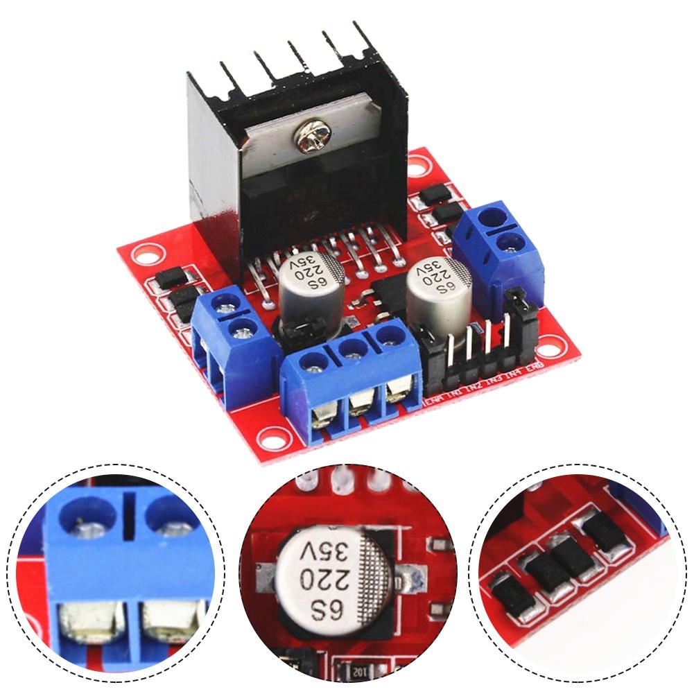 [LST] L298N Dual H Bridge Stepper Motor Driver Controller Board Module สําหรับ Arduino