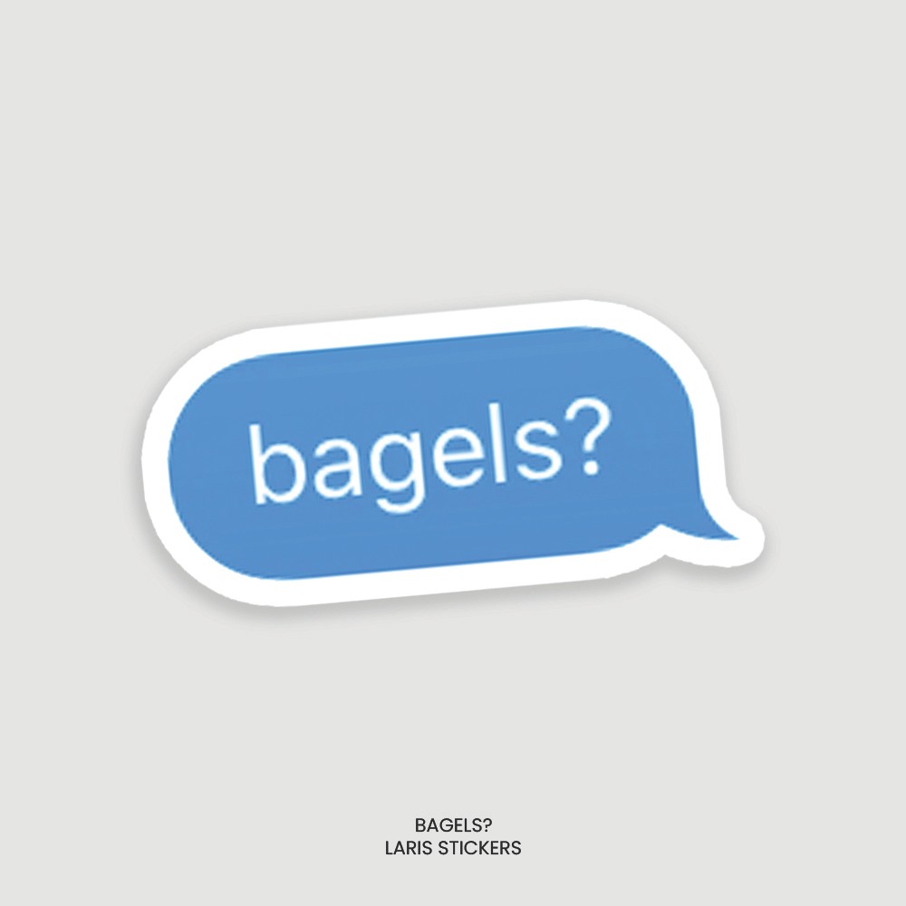 สติ๊กเกอร์ตัด New York Bagels
