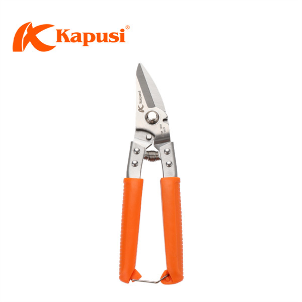 กรรไกรตัดแต่งกิ่งมือพลาสติกจมูกโค้ง KPS (10C/H,90C/T) - N3 K-0171