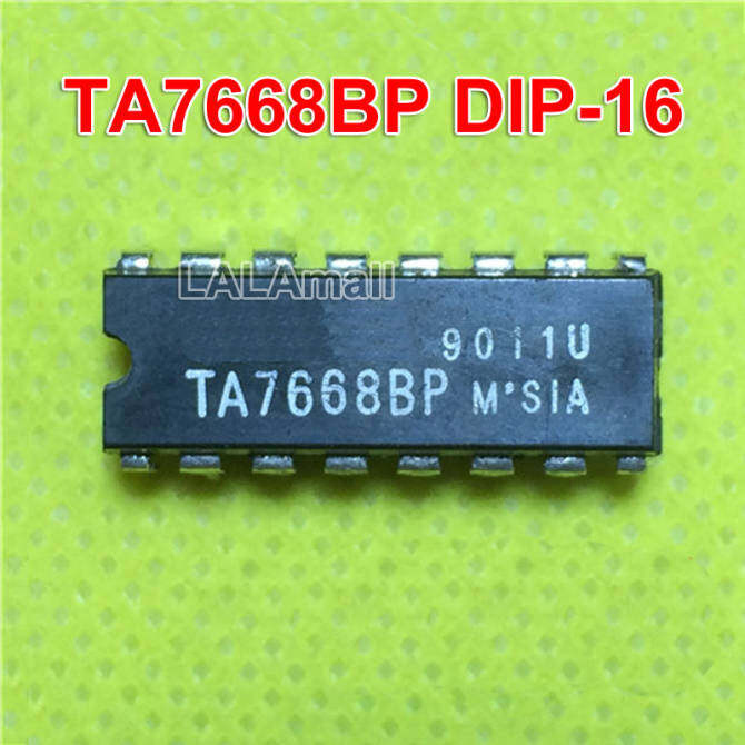 2 ชิ้น TA7668BP DIP-16 TA 7668BP DIP16 Dual-channel Preamplifier Circuit IC