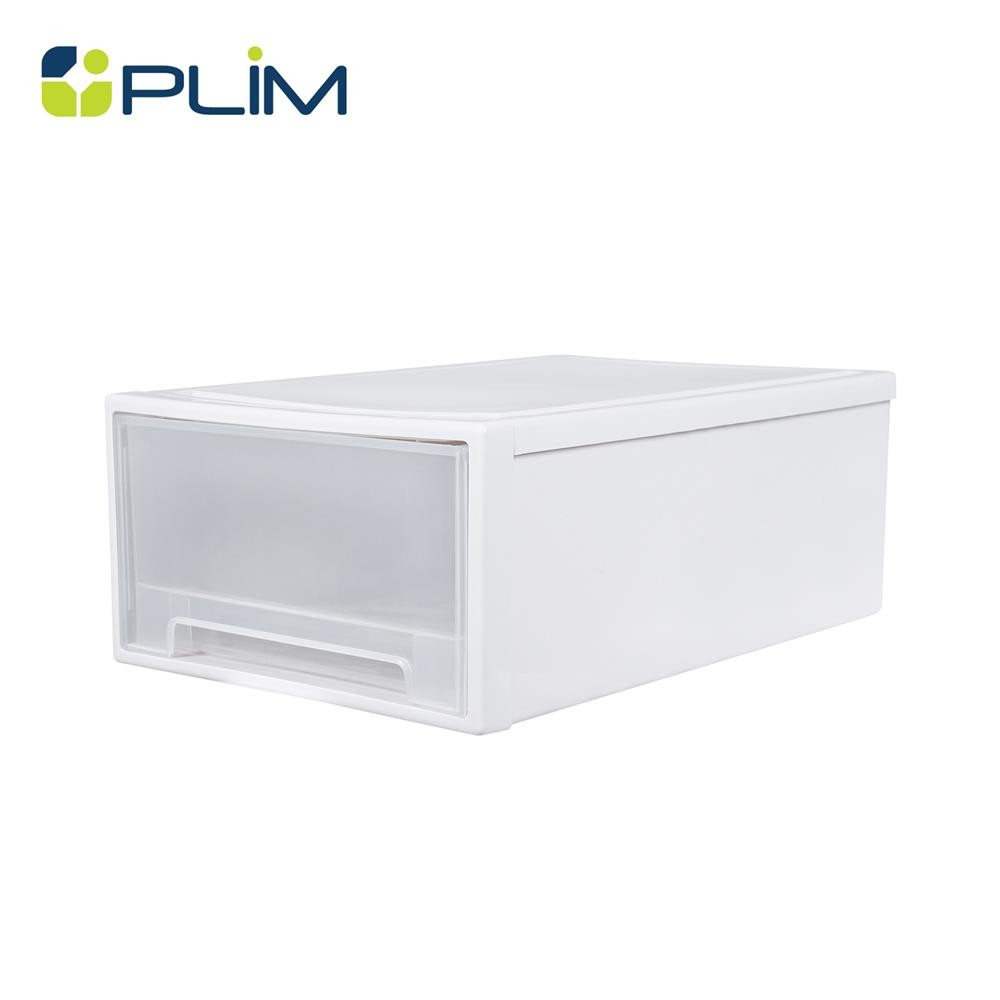 HomePro กล่องลิ้นชักจัดเก็บเสื้อชั้นใน  SIZE L สีขาว แบรนด์ PLIM