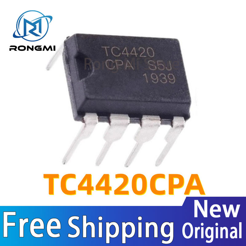10pcs TC4420CPA TC4420C TC4420 IC MOSFET DRIVER 6A HS DIP8