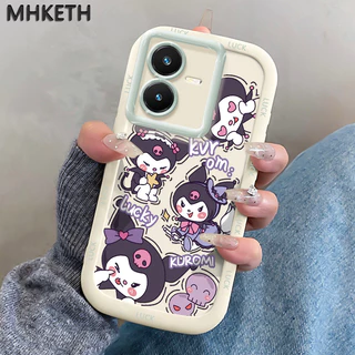 MHKETH เคสสำหรับ VIVO Y22 Y22s เคสโทรศัพท์ซิลิโคนรูปการ์ตูนน่ารักแสดงบุคลิกภาพ