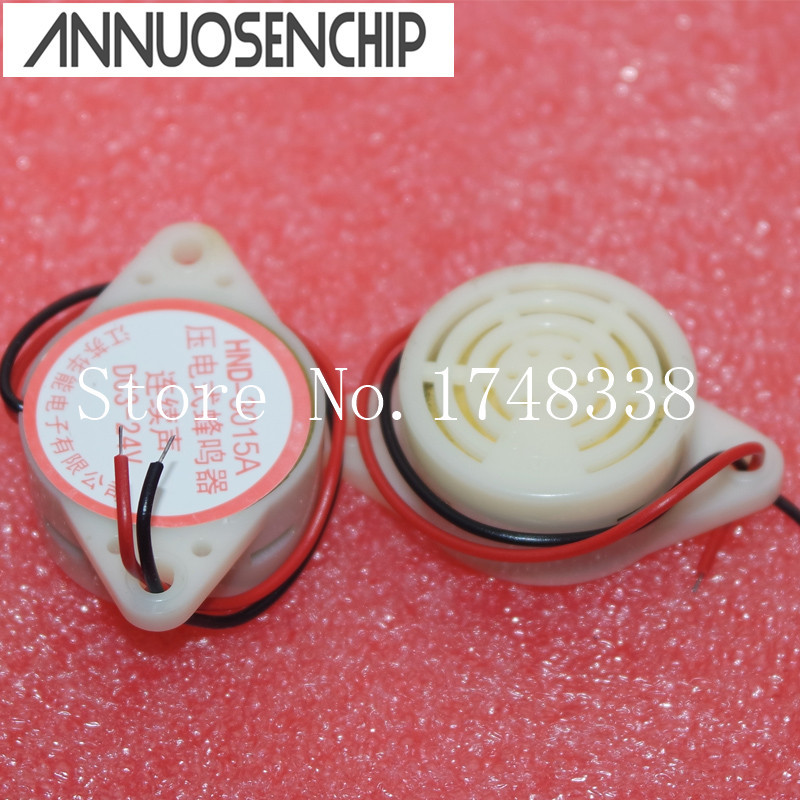 50 ชิ้น/ล็อต active piezoelectric buzzer DC3 3 V และ 24 V และ 24 V อิเล็กทรอนิกส์ buzzer เสียงต่อเนื