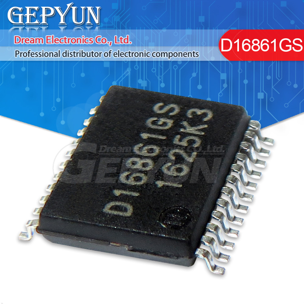 1PCS D16861GS SSOP-24 D16861 SOP 16861GS SMD ในสต็อก