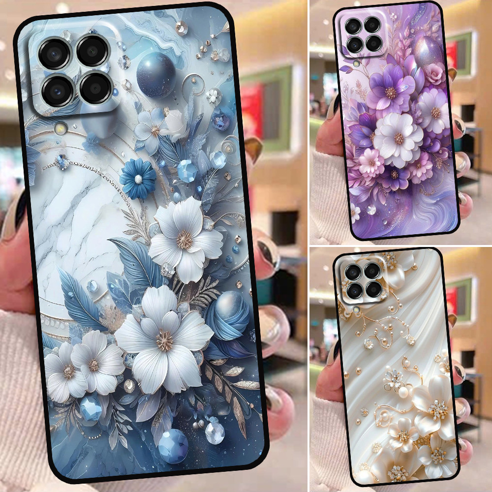 เคส Samsung M33 5G / M53 5G พิมพ์ลายดอกไม้สุดหรู