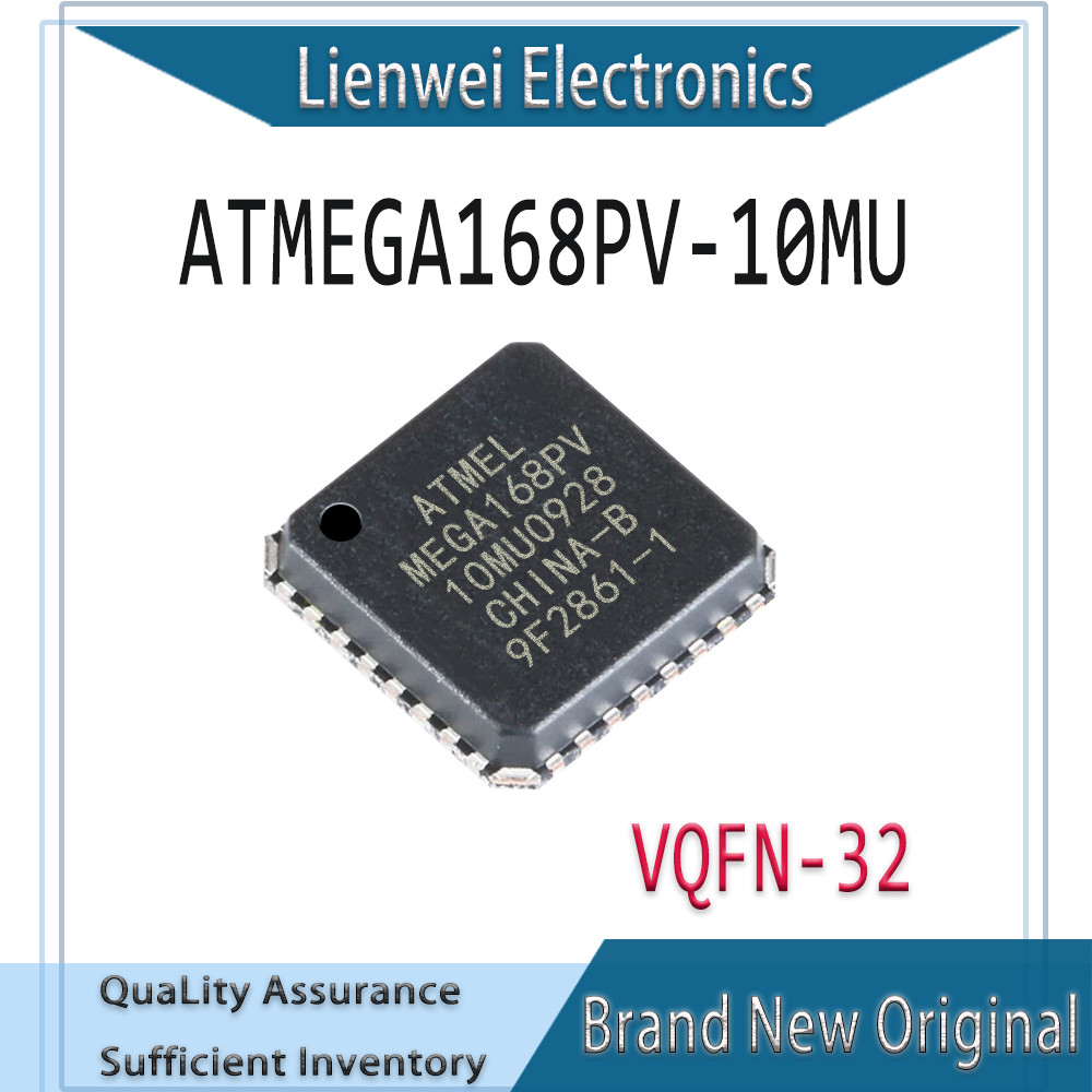 ของแท้ 100% MEGA168PV ATMEGA168PV-10MU IC MCU Chipset VQFN-32
