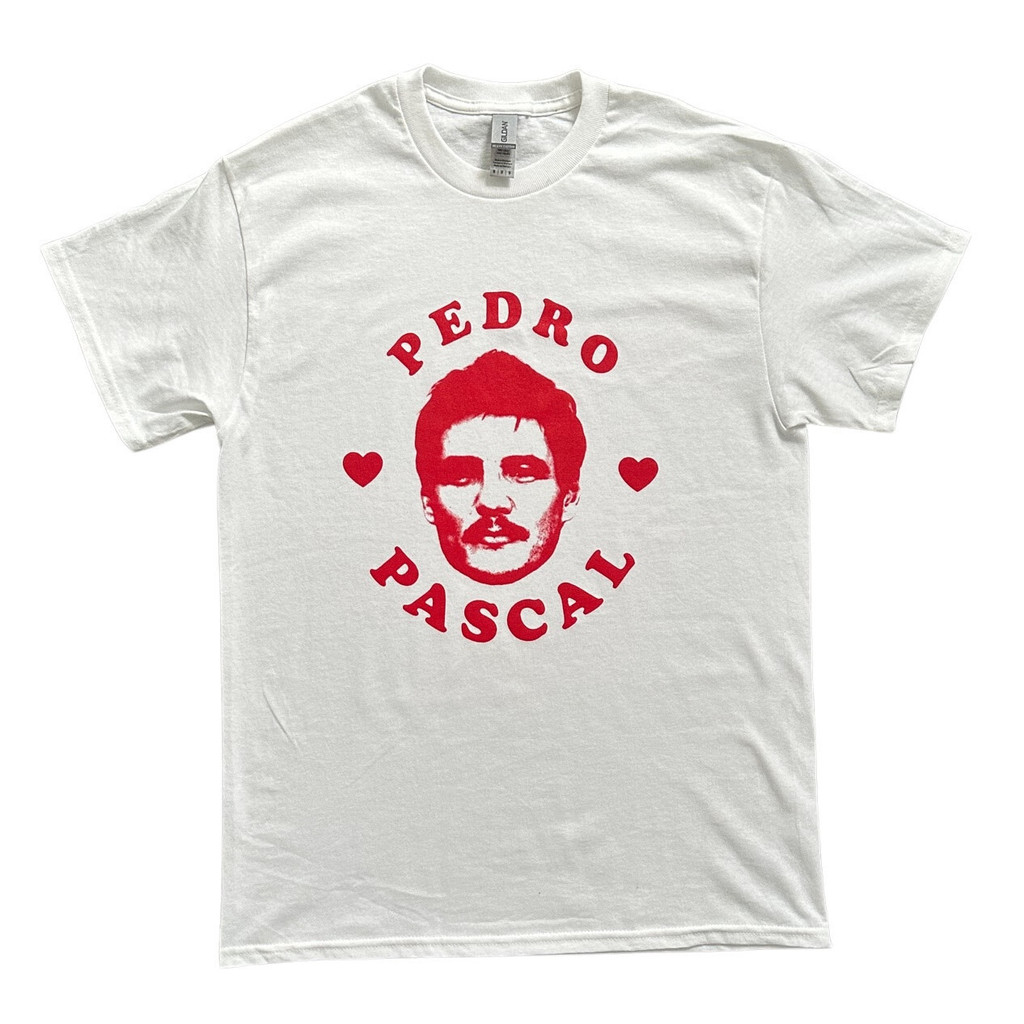 2025 Gildan แขนสั้นสําหรับผู้ชาย Pedro Pascal Shirt - xs-3xl 1 เสื้อหน้าร้อนผ้าฝ้าย