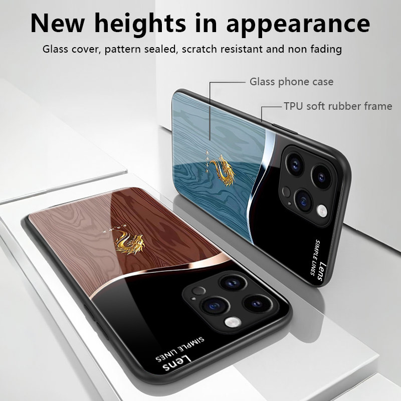 เคสสำหรับ Samsung A06 4G A05 M05 F05 A05s A04 M04 F04 A04s เคสโทรศัพท์มังกรเปลือกแก้วกันกระแทก - รูปที่ 4