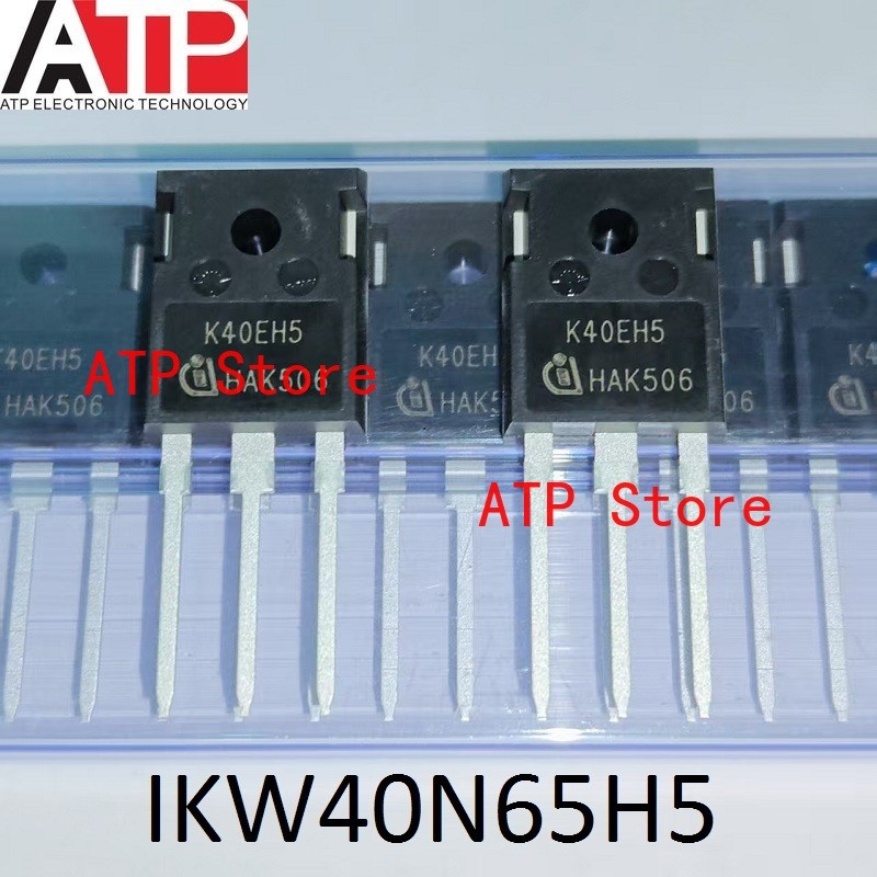 10 ชิ้น/ล็อต 100% ใหม่นําเข้า Original K40EH5 IKW40N65H5 TO-247 IGBT Power ทรานซิสเตอร์ 40A 650V ในส