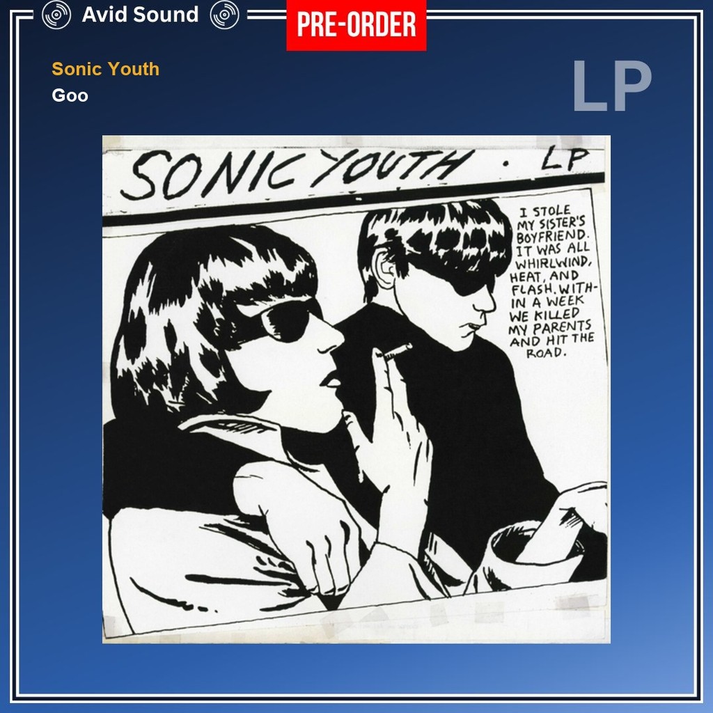 Pre-Order แผ่นเสียง Sonic Youth Goo ใหม่ ซีล Sonic Youth Vinyl LP