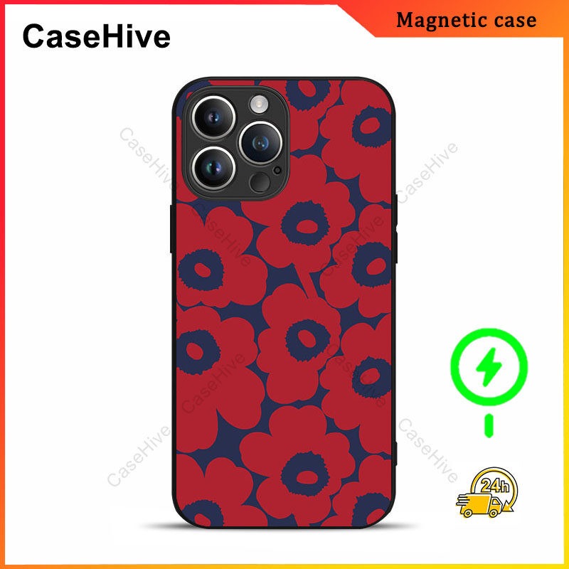 เคสโทรศัพท์ดอกไม้สําหรับ iPhone 17 Pro Max / iPhone 16 Pro Max / 15 Pro Max / 13 / Samsung Galaxy S2