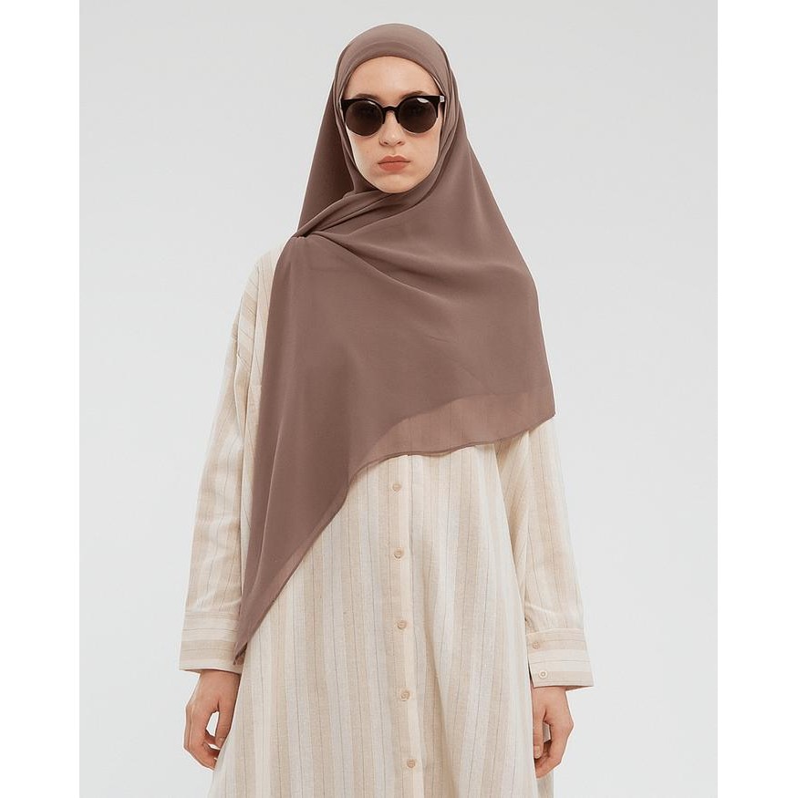 Lplw- Cottoncut Haura Instant Hijab Mom Hijab Instant Square พร้อมด้านใน