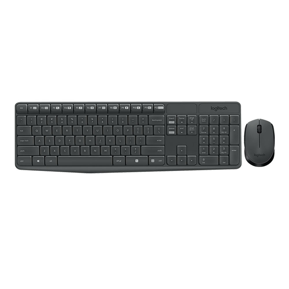 WIRELESS KEYBOARD & MOUSE (คีย์บอร์ดและเมาส์ไร้สาย) LOGITECH MK235 WIRELESS COMBO ^