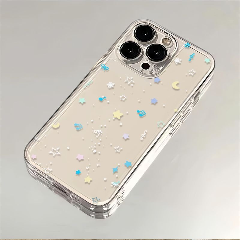 Bintang Clear Creative Music Case Infinix 60 Pro Plus Smart 9 Smart 10 Plus Note 50 Pro 5G Smart 7 H