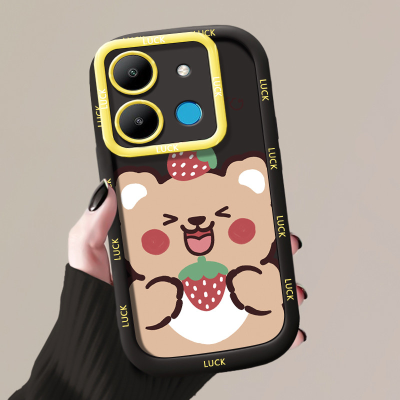 เคสสำหรับ Infinix Smart 7 Tecno POP 7 4G POP 7 Pro 4G เคสโทรศัพท์หมีกระต่ายซิลิโคนกันกระแทก ราคา ถูกที่สุด ดีลบีเคเค แกลเลอรีภาพที่ 8