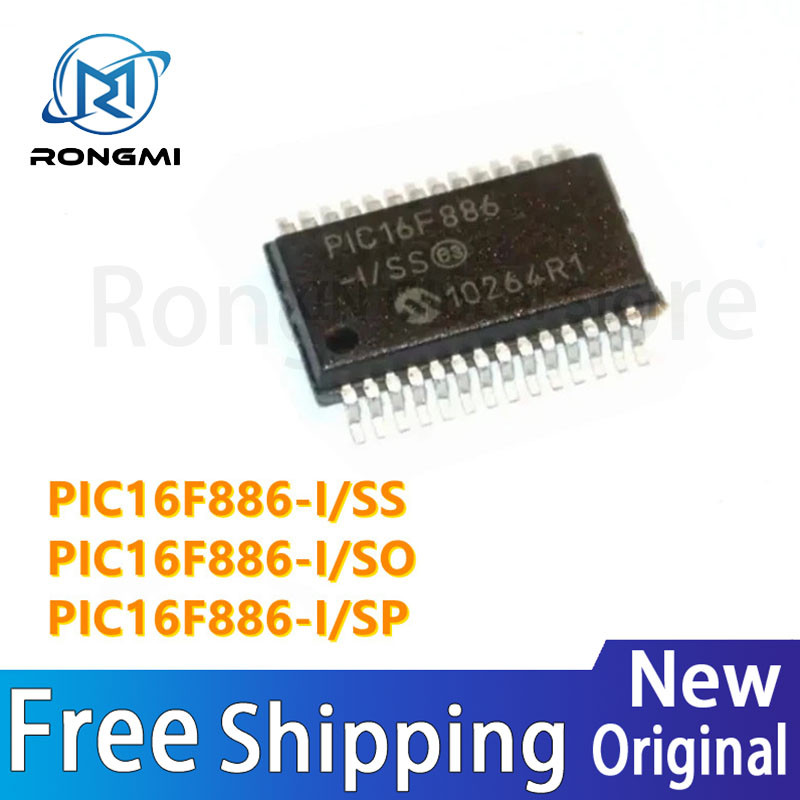 5 ชิ้น/ล็อตใหม่ PIC16F886 PIC16F886-I SS PIC16F886-I SO PIC16F886-I SP ชิป IC ในสต็อกขายส่ง