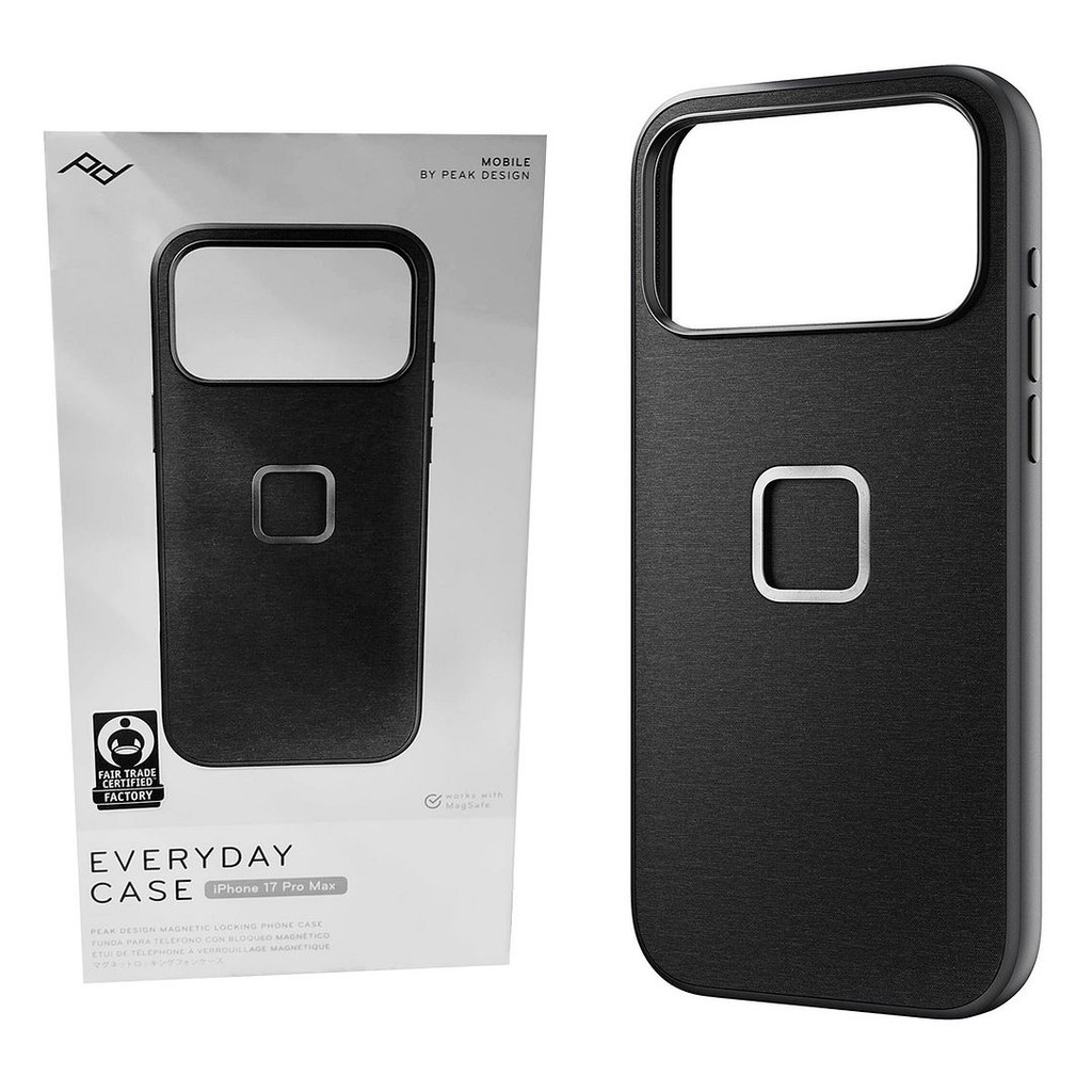 Peak Design Fabric Everyday Case for iP17 Pro Max (Charcoal), M-MC-CE-CH-1