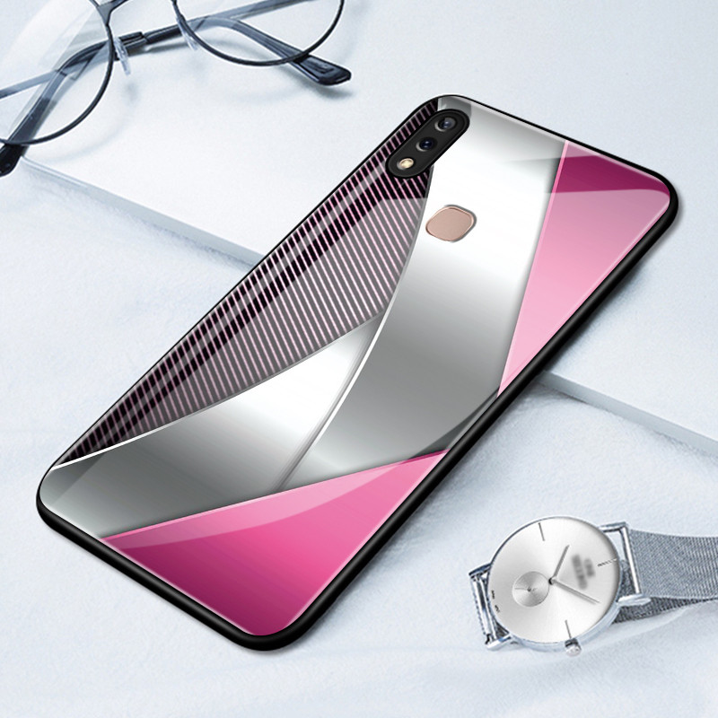 เคสสำหรับ VIVO Y85 Y85A V9 V9 Pro V9 Youth Z1 Z1i Z3x เคสโทรศัพท์เส้นสายเปลือกแก้วกันกระแทก