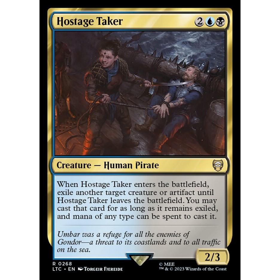 Hostage Taker การ์ด Magic the Gathering [MTG] ของแท้