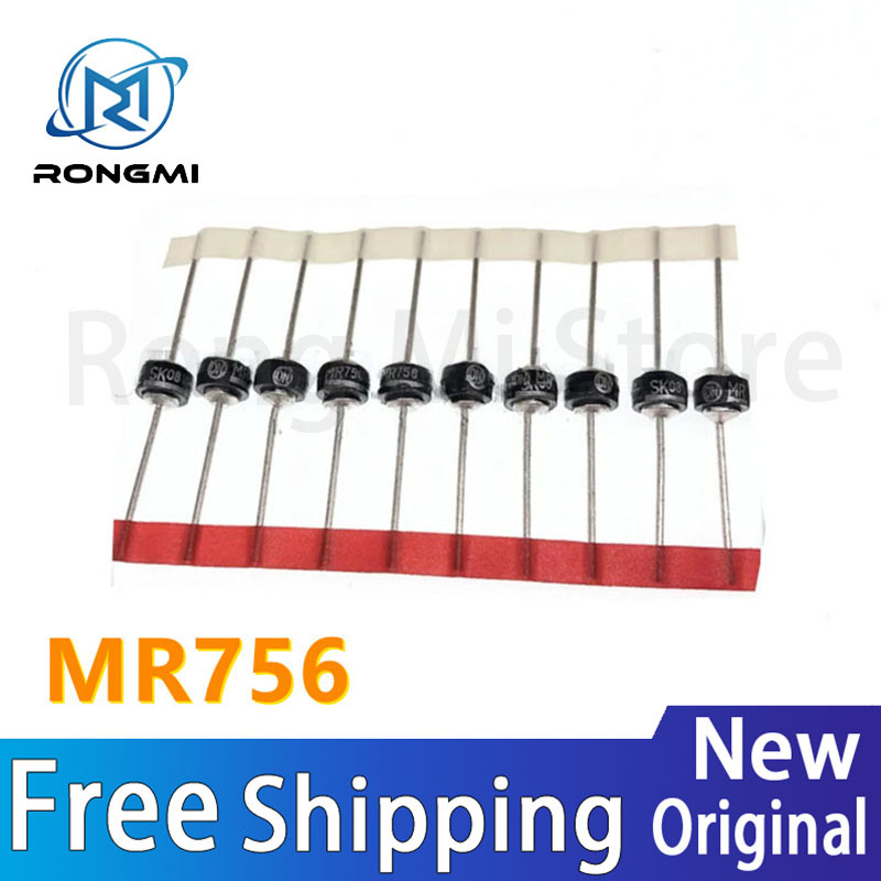 }{{++++ 5 ชิ้น/ล็อต ใหม่ MR756 MR756RLG 6A 600V การประกันคุณภาพในสต็อกขายส่ง