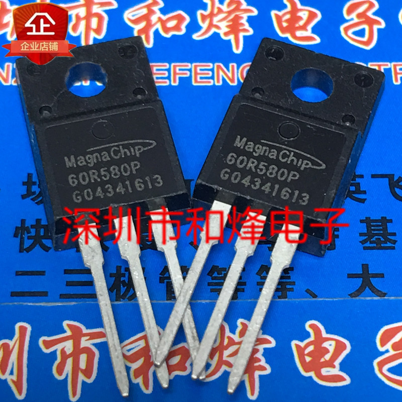 4PCS Original 60R580P MMF60R580PTH 进口拼图 TO-220F 图