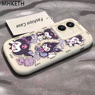MHKETH เคสสำหรับ VIVO Y22 Y22s เคสโทรศัพท์ซิลิโคนรูปการ์ตูนน่ารักแสดงบุคลิกภาพ