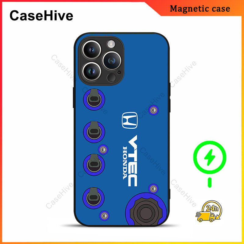 Honda D15B7 VTEC JDM เครื่องยนต์เคสโทรศัพท์สําหรับ iPhone 17 Pro Max / iPhone 16 Pro Max / 15 Pro Ma
