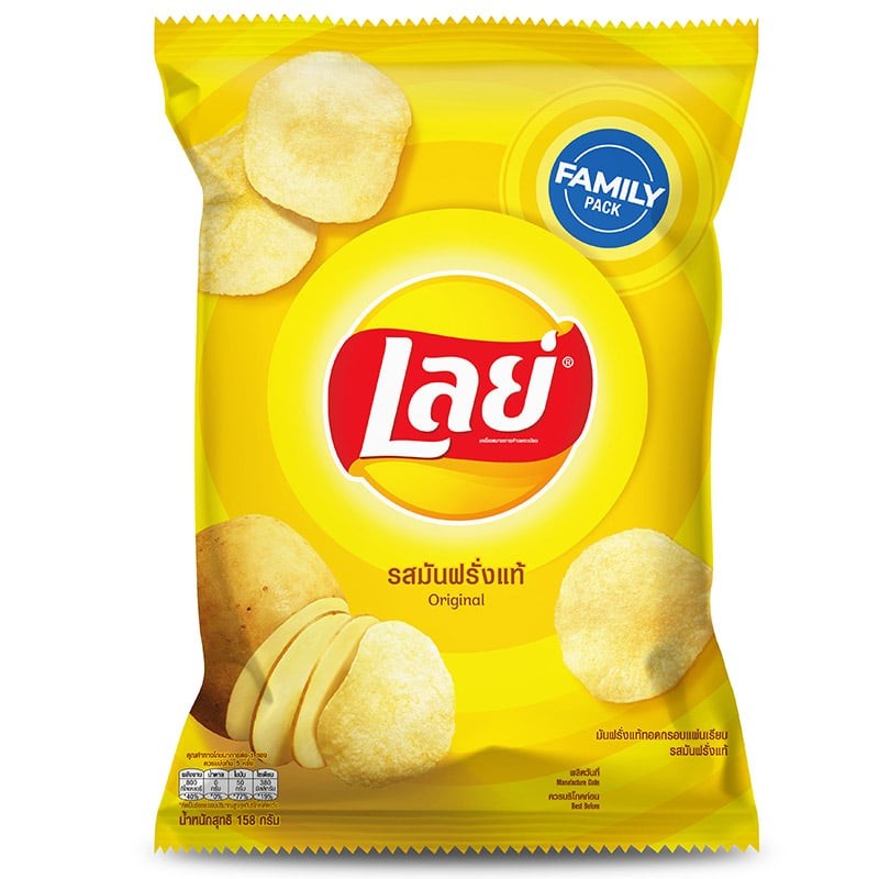 LAY'S เลย์คลาสสิคเกลือ 158กรัม [8850718809011]