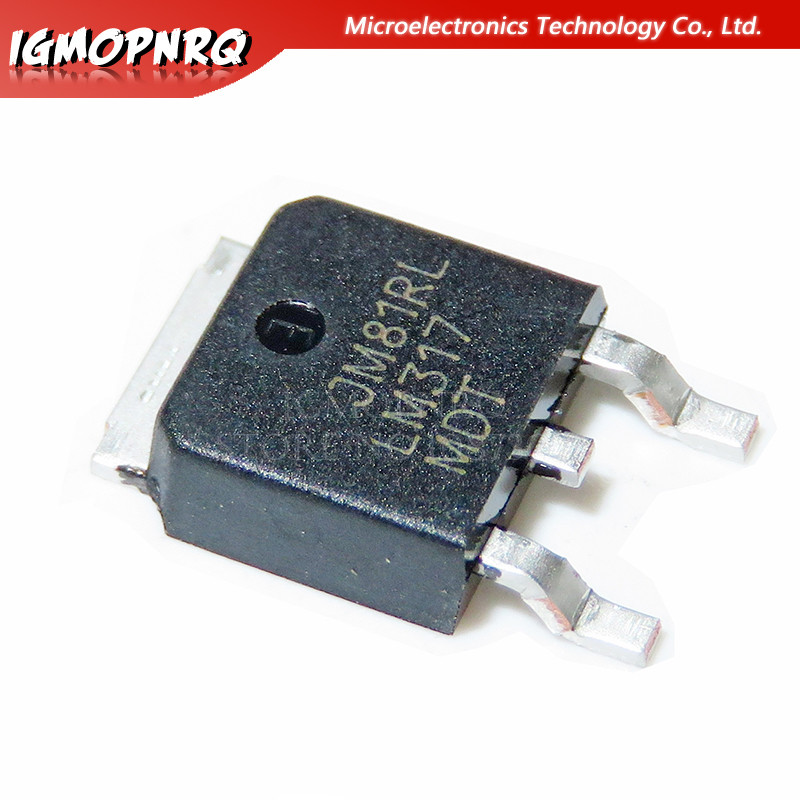 10PCS LM317M SOT252 LM317 SOT LM317MDT SMD ตัวควบคุมแรงดันไฟฟ้าใหม่ IC