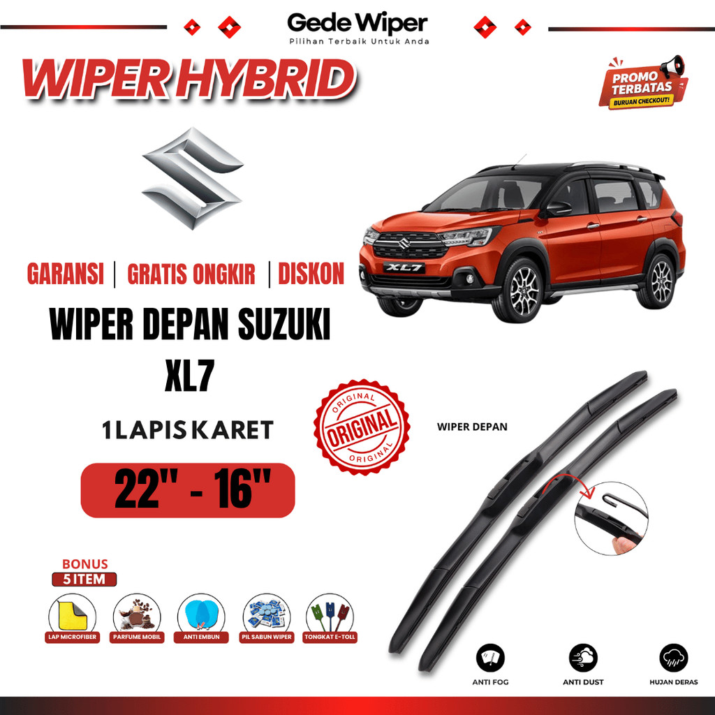 ที่ปัดน้ําฝนกระจกรถยนต์ Suzuki XL7 Hybrid ฟรี 5 โบนัส
