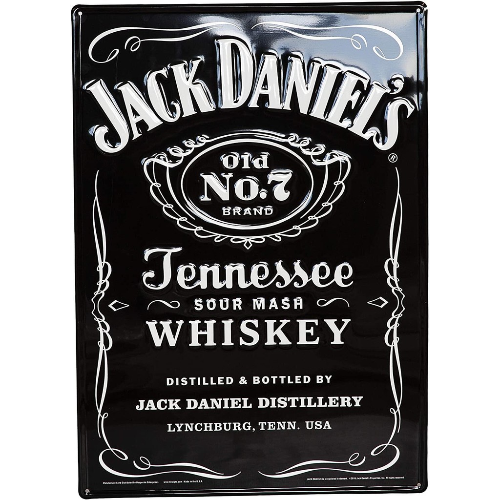 Jack Daniels ป้ายพรีเมียมขนาดใหญ่
