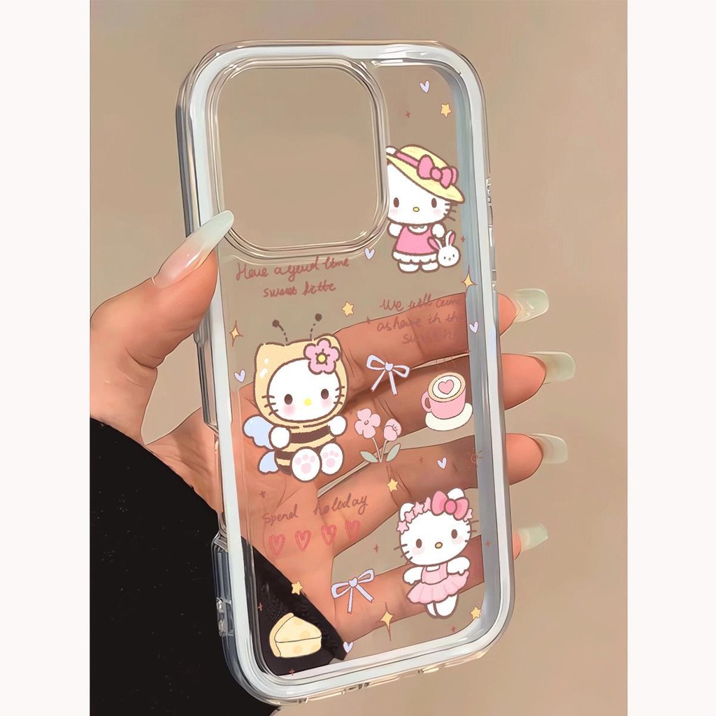 Kitty Bee Lucky Case Hp Vivo iQOO Z10 Lite Y21D Z10R 5G V60 Lite Y29 5G Y28 V50 Lite V60 Y400 Y19S P