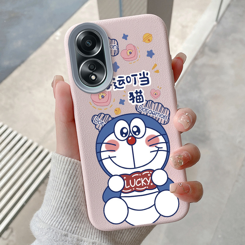 HP เคสโทรศัพท์สําหรับ OPPO A58 4G A78 4G A58 5G A78 5G A58X 5G กรณี Lucky Blue Cat รูปแบบเคสโทรศัพท์
