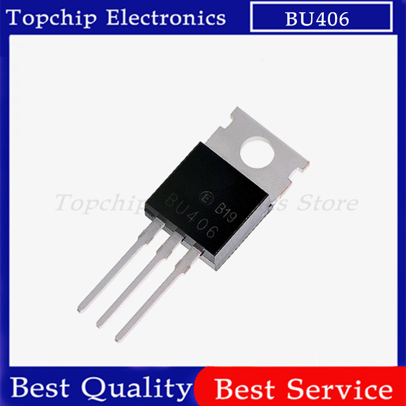 10pcs BU406 BU407 BU806 BU807 TO-220 SILICONN SWITCHING ทรานซิสเตอร์
