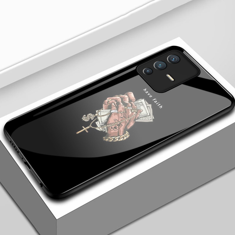 เคสสำหรับ VIVO V23 5G V23i 5G V23E 4G V23E 5G Y75 เคสโทรศัพท์ประนีประนอมเปลือกแก้วกันกระแทก