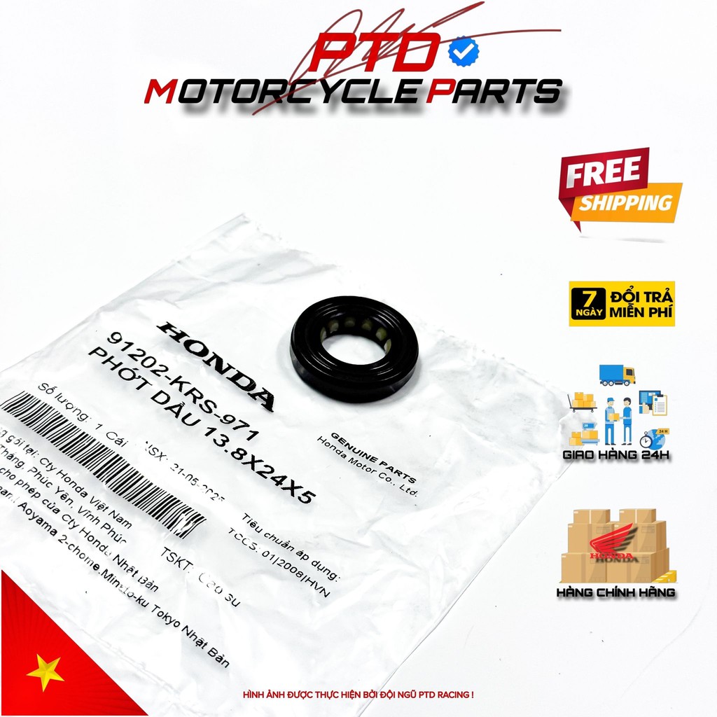 ซีลน้ํามัน 8x24x5 HONDA Dream 110 / Wave 110 และหลายรุ่น _91202KRS971