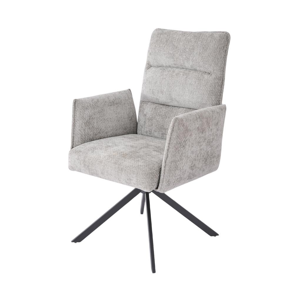 BENETTA เก้าอี้ห้องอาหารหมุนได้ EXTEND สีเทา จัดส่งโดย HomePro